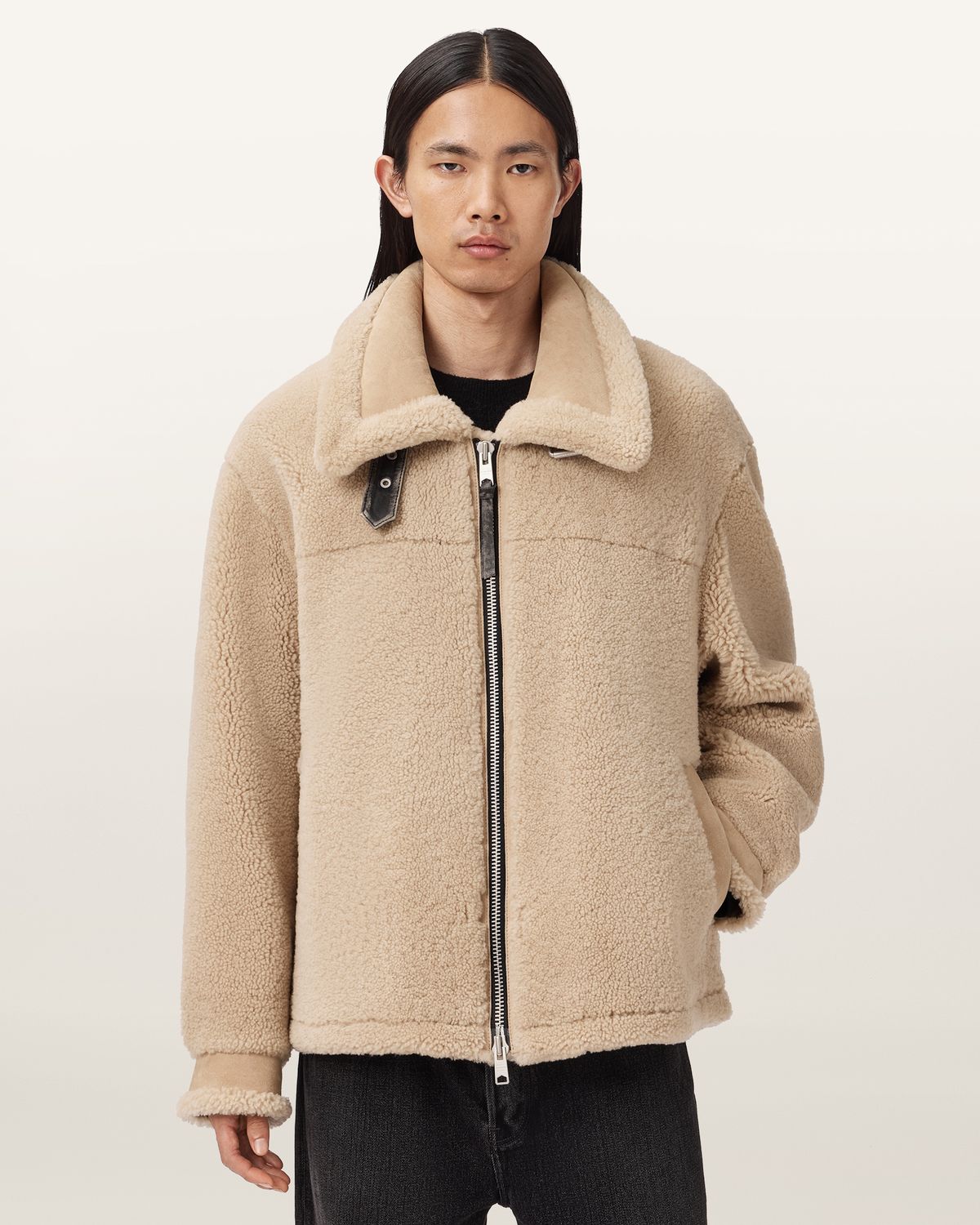 올세인츠(ALLSAINTS) 버넌 시어링 자켓 M046LD-10057