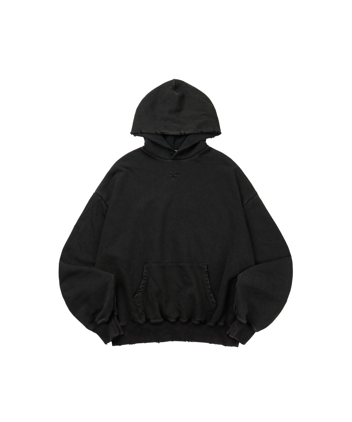 마사트(MASAT) Vintage Washed Hood _ Black