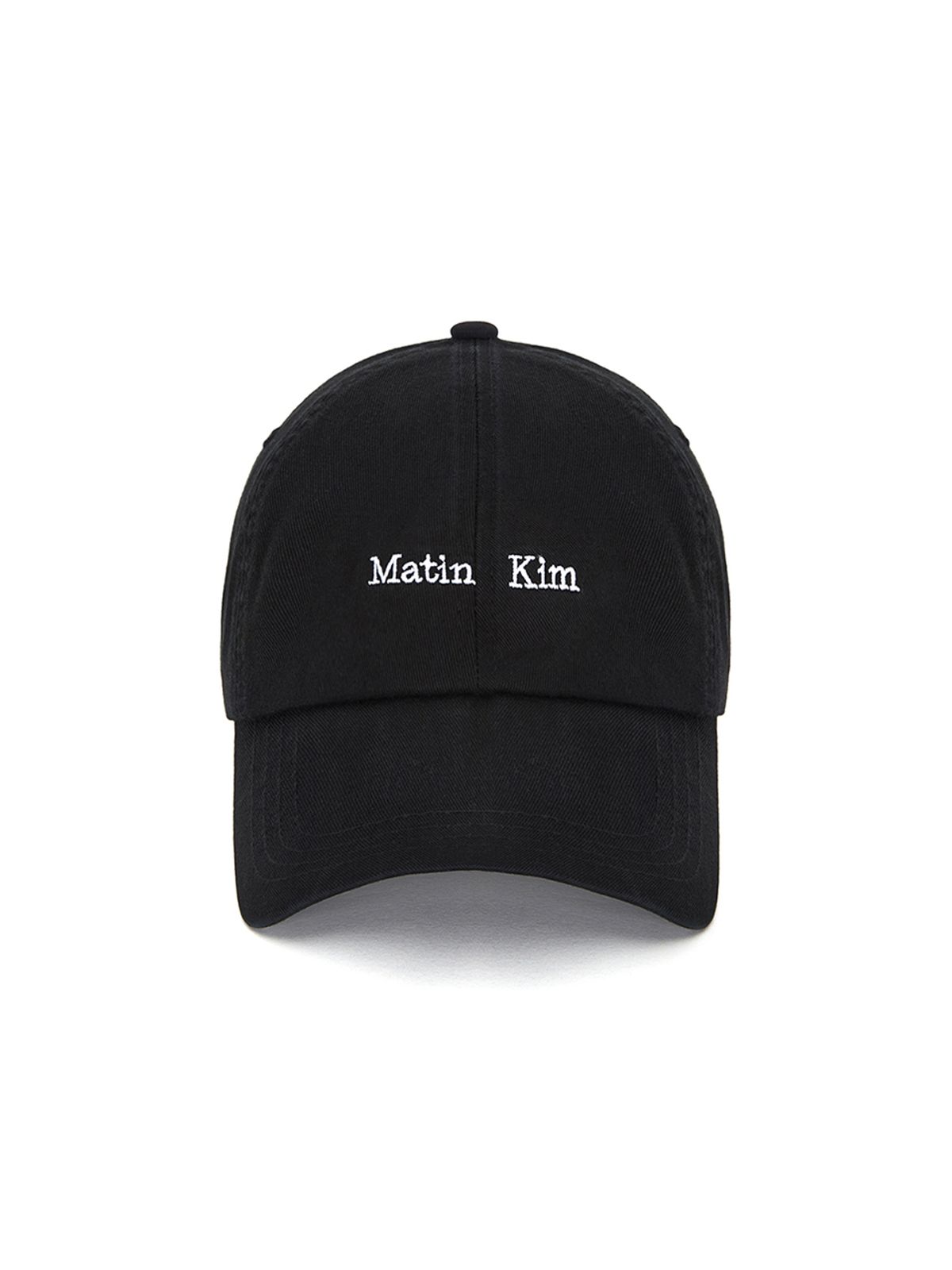 마뗑킴(MATIN KIM) MATIN MINI CLASSIC LOGO BALL CAP IN BLACK