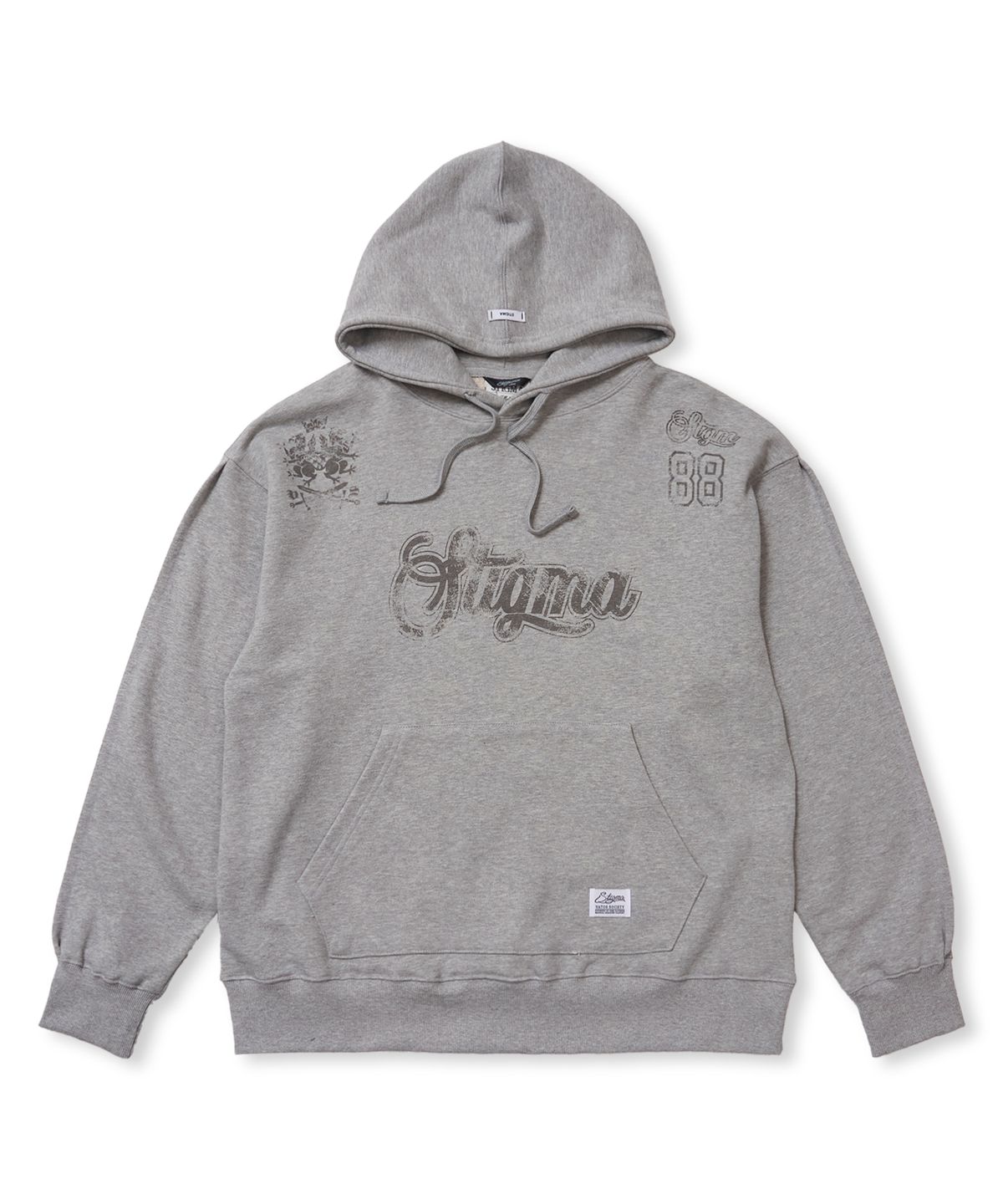 스티그마(STIGMA) FOOTBALL HOODIE MELANGE