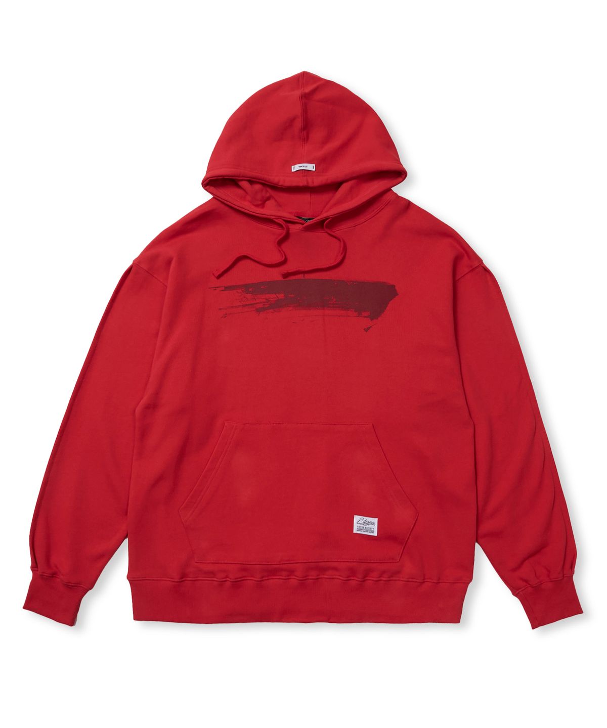 스티그마(STIGMA) PAINT HOODIE RED