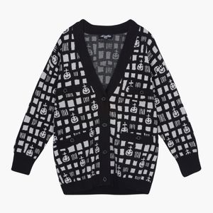 데비 그래픽 자카드 가디건 (S5FWCA009)