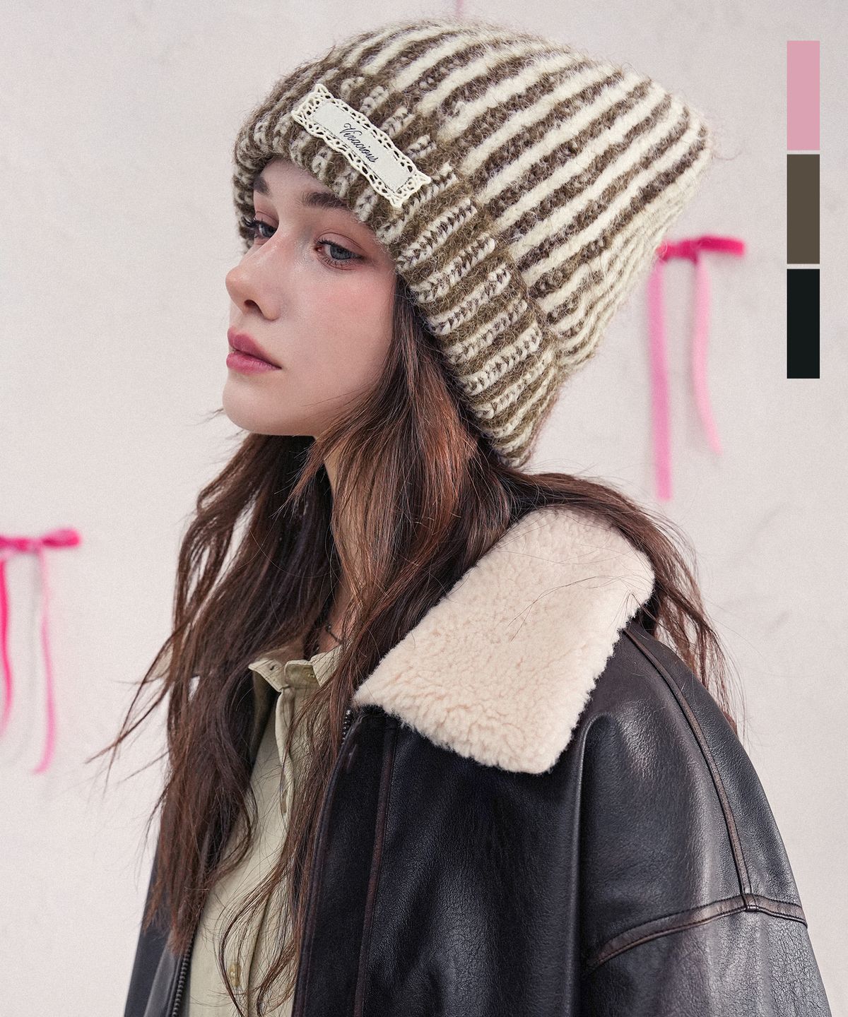 비바셔스(VIVACIOUS) Marron Beanie_3Colors