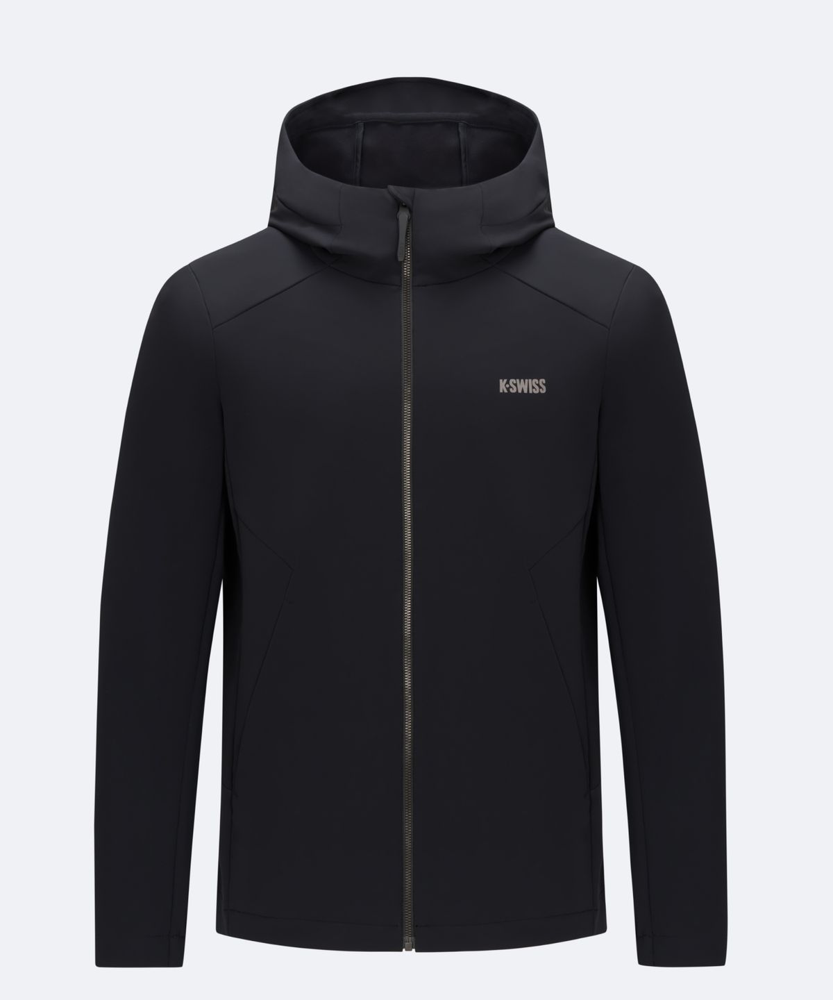 케이스위스(K-SWISS) 남성 브러쉬 우븐 자켓_1KSJKWU002BK