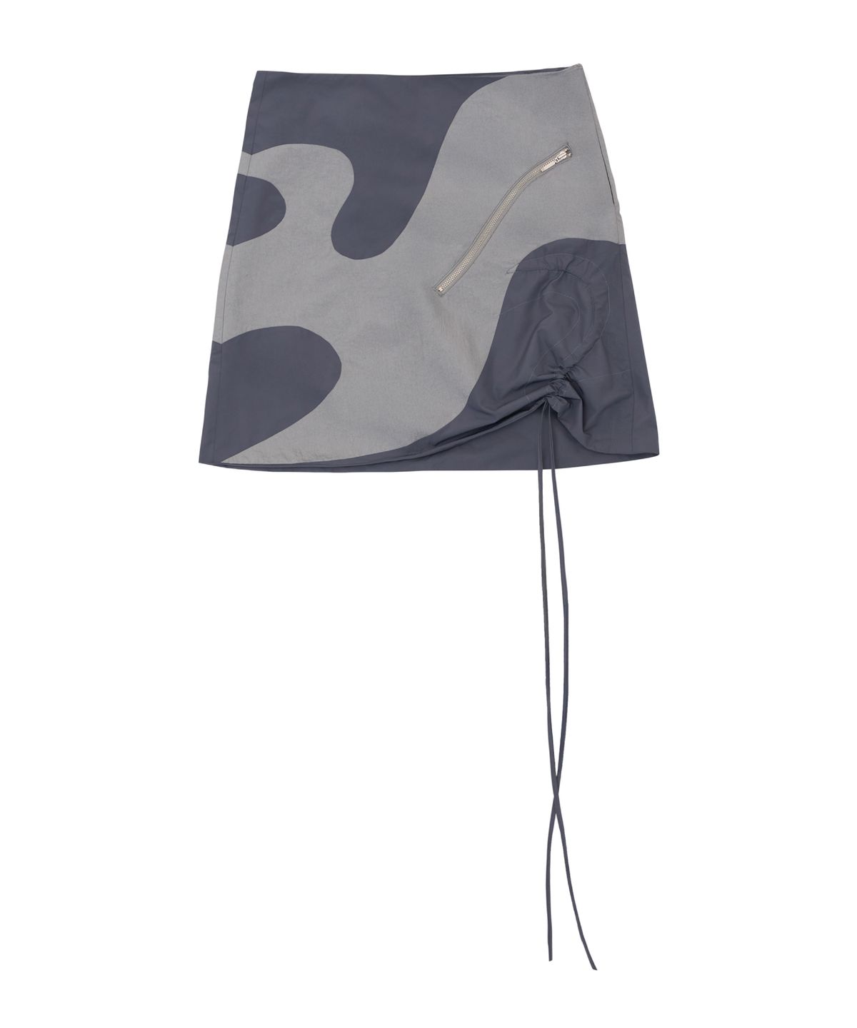 뮬립(MYULIP) SHIRRING STRAP SKIRT/GRAY