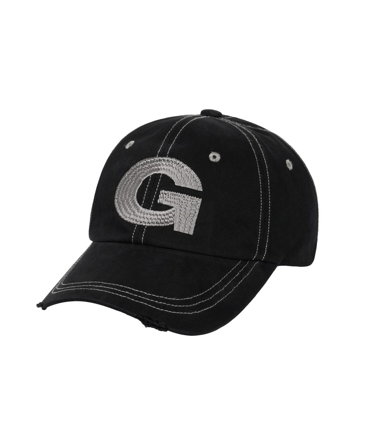 이우가마카라스(IUGAMAKARAS) G Needlework Ball Cap (Black)