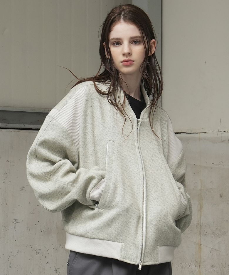 Mild Bomber Jacket _ Owl Gray