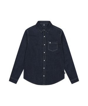 남성 데님셔츠 진청 SH124_M