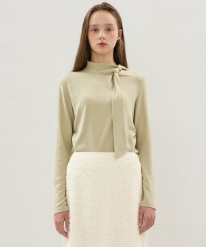 타이 스트랩 롱슬리브 티셔츠 OW5WEA450