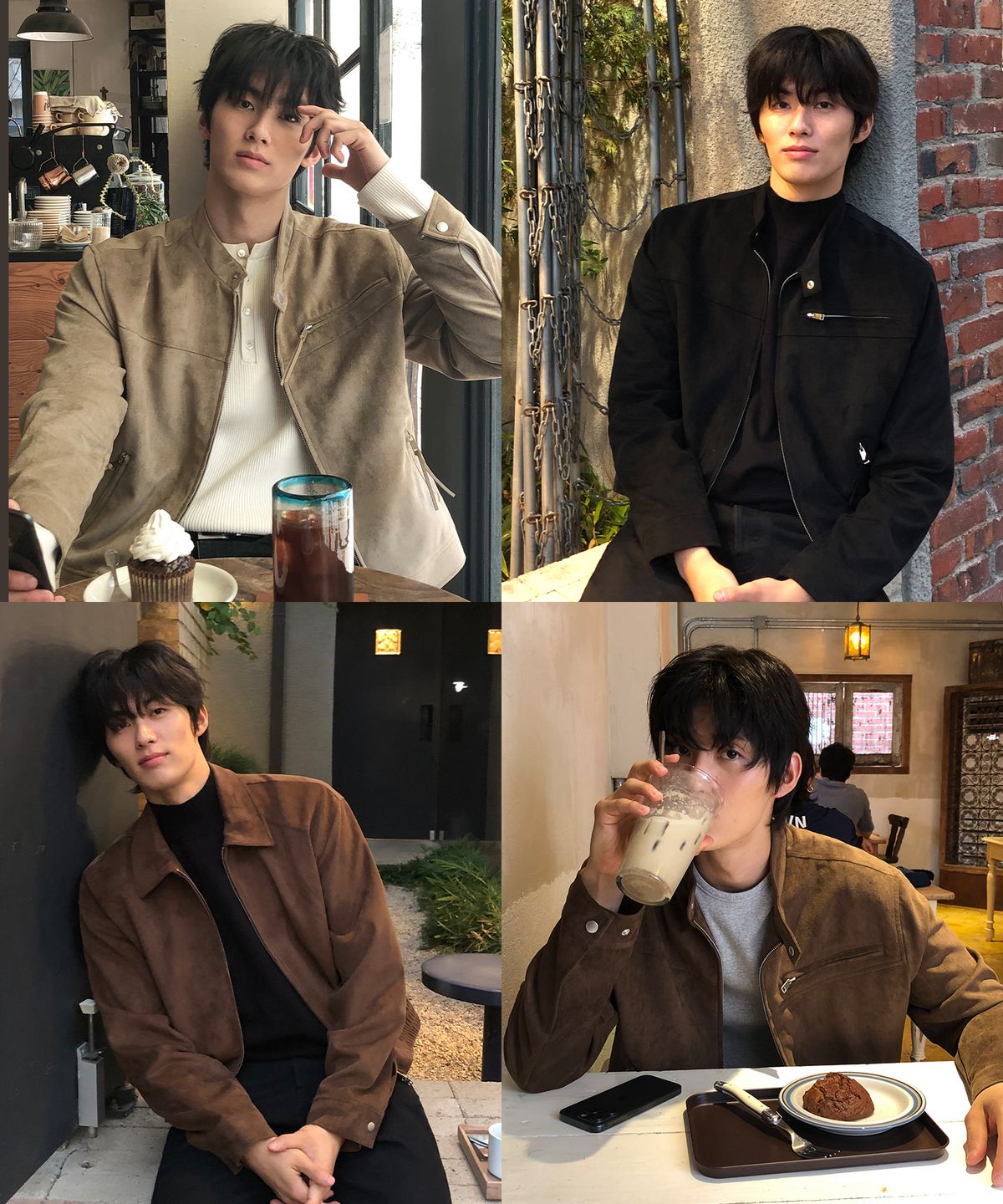 데이(THEY) 크롭 스웨이드 자켓 (2 STYLE)