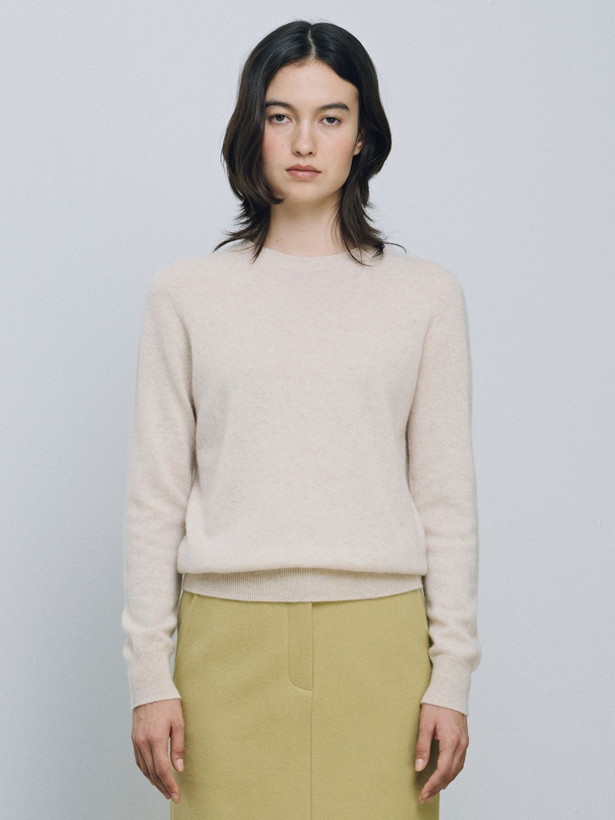 시엔느(SIENNE) Agnes Cashmere Knit (Oatmeal)