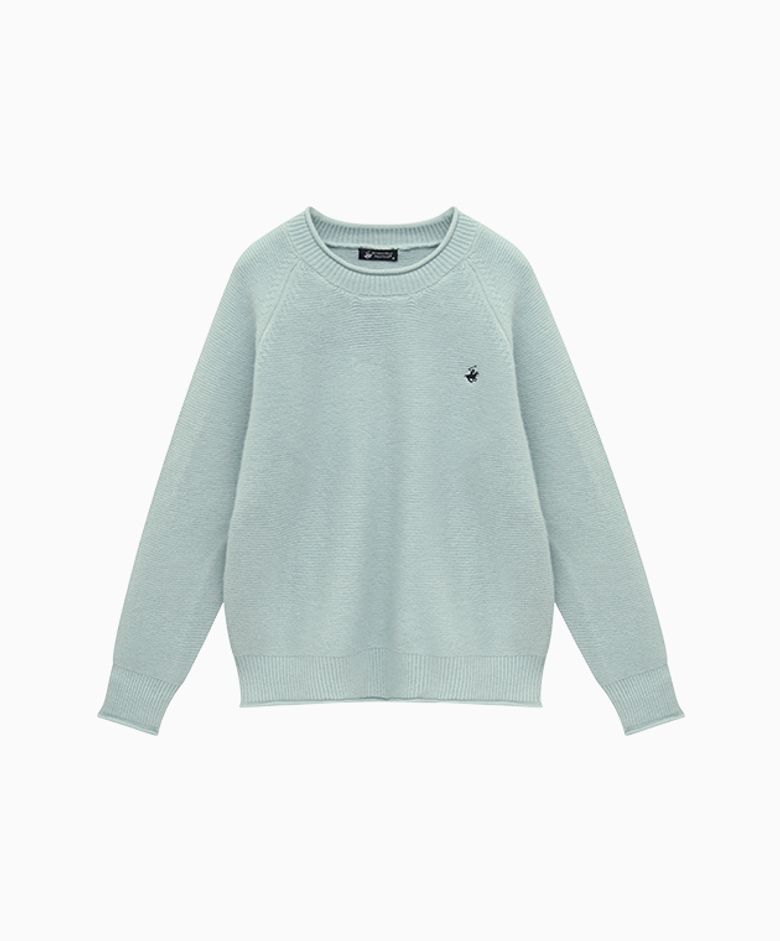 여성 라운드 롤 나그랑 니트 8Color TK380
