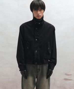 코듀로이 블루종 자켓 (네이비)