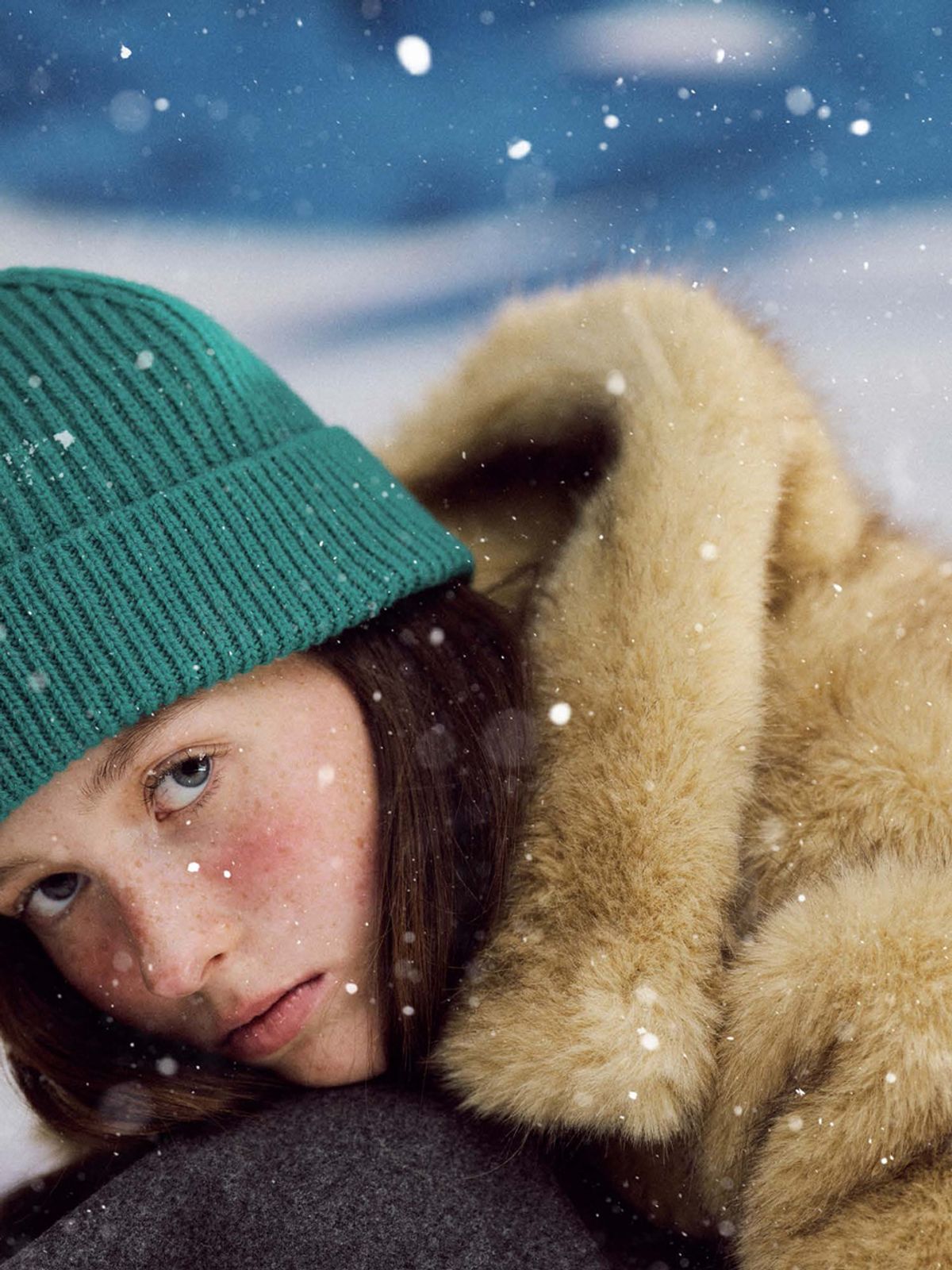 시엔느(SIENNE) Matisse Wool Beanie (Teal Green)