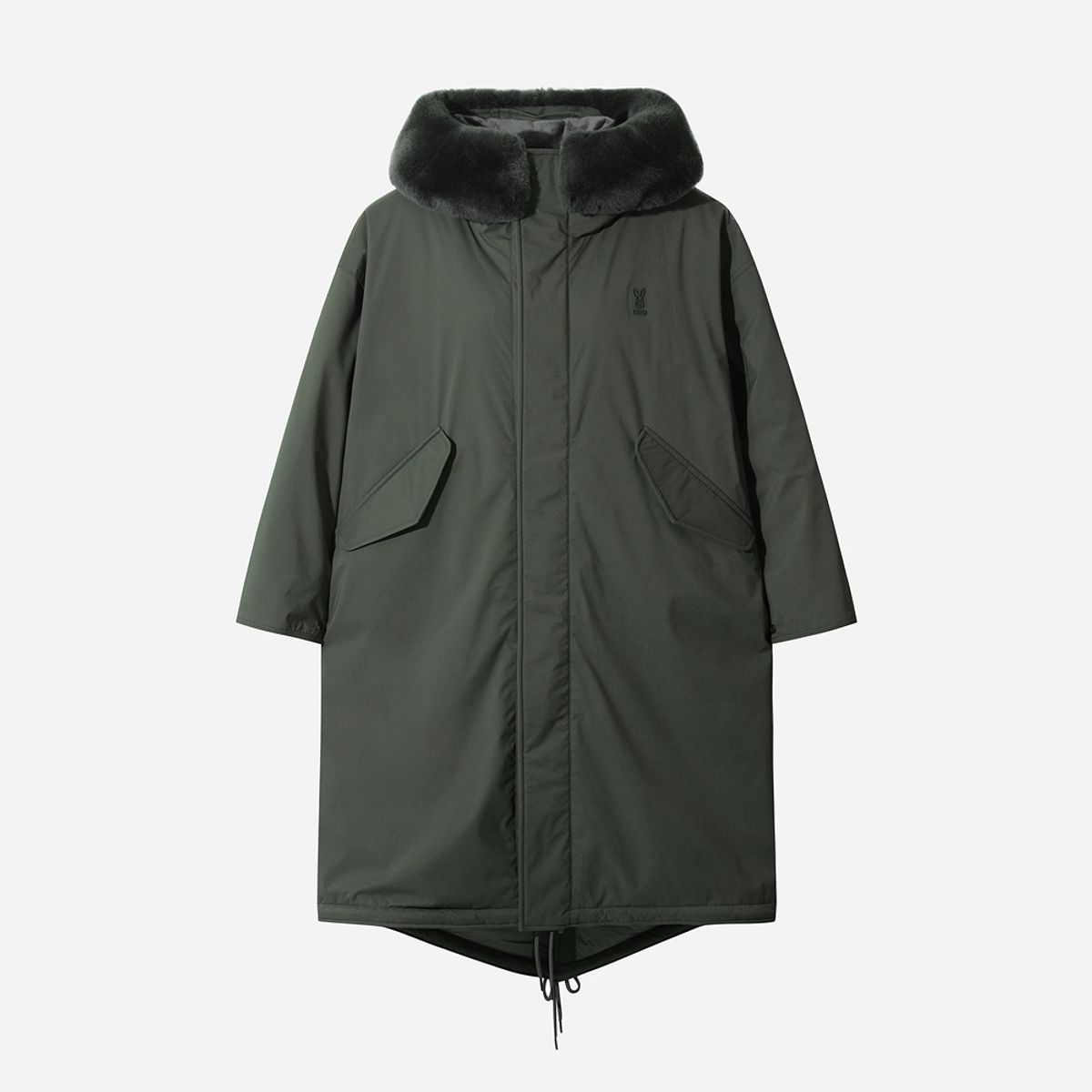 디오디(DOD) 여성) 가마보코 쉘터 구스 다운 자켓(L.CHARCOAL GREY)