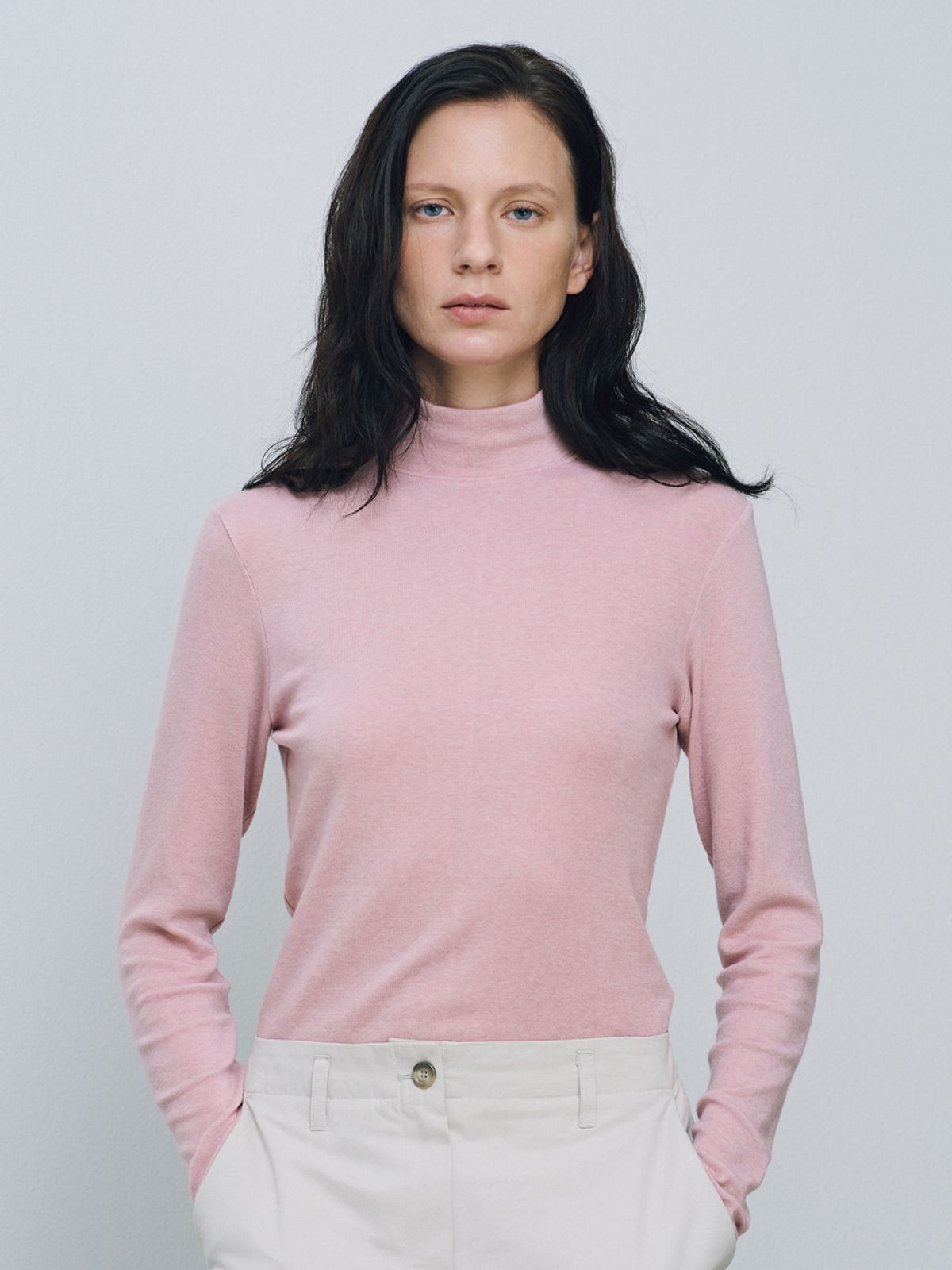 시엔느(SIENNE) Ali Wool Tencle Sleeve (Pink)