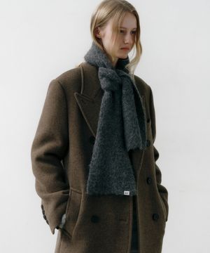 헤어리 알파카 머플러_2colors