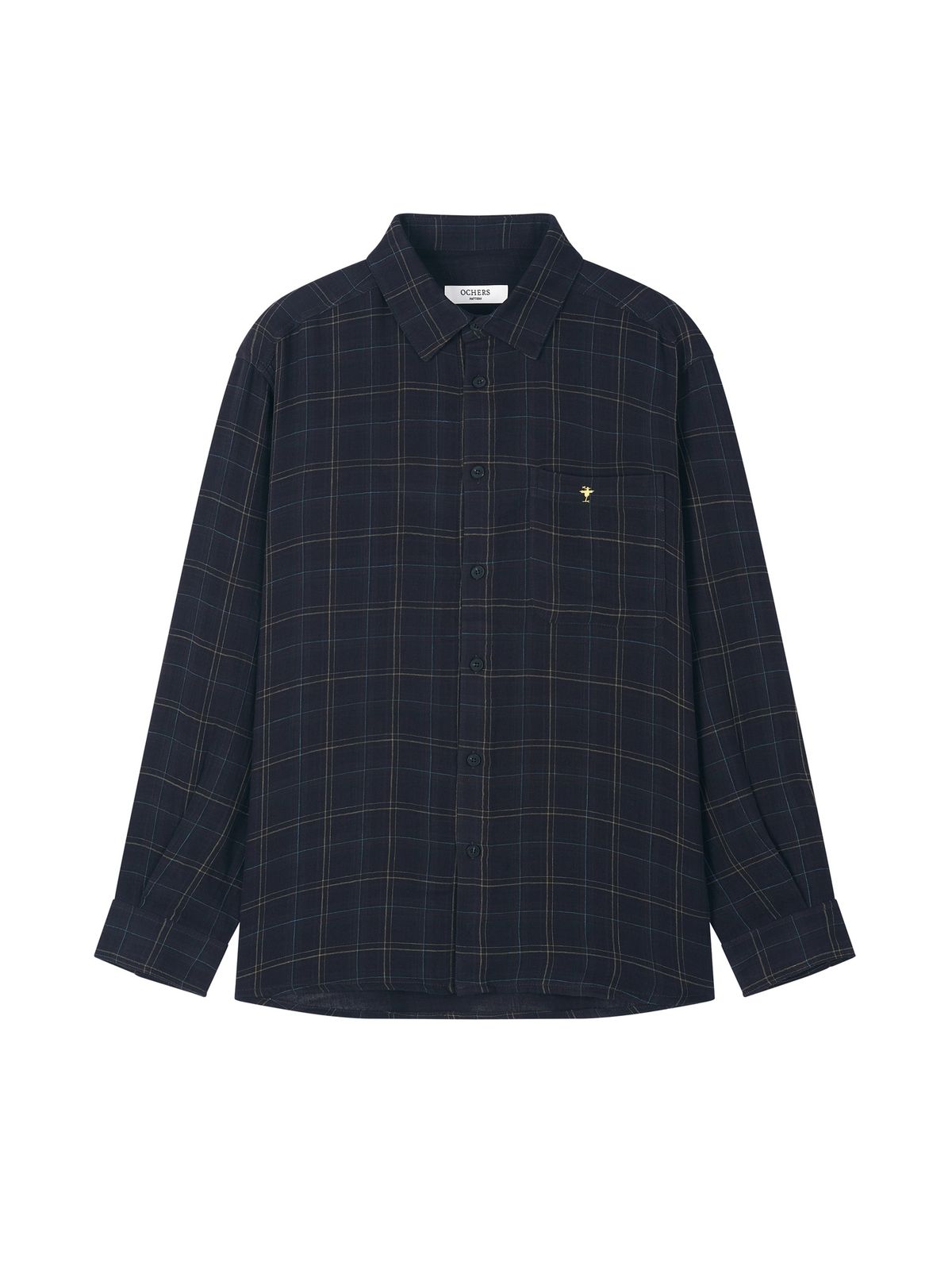 오커스(OCHERS) 체크셔츠 No.0003 Summer Navy