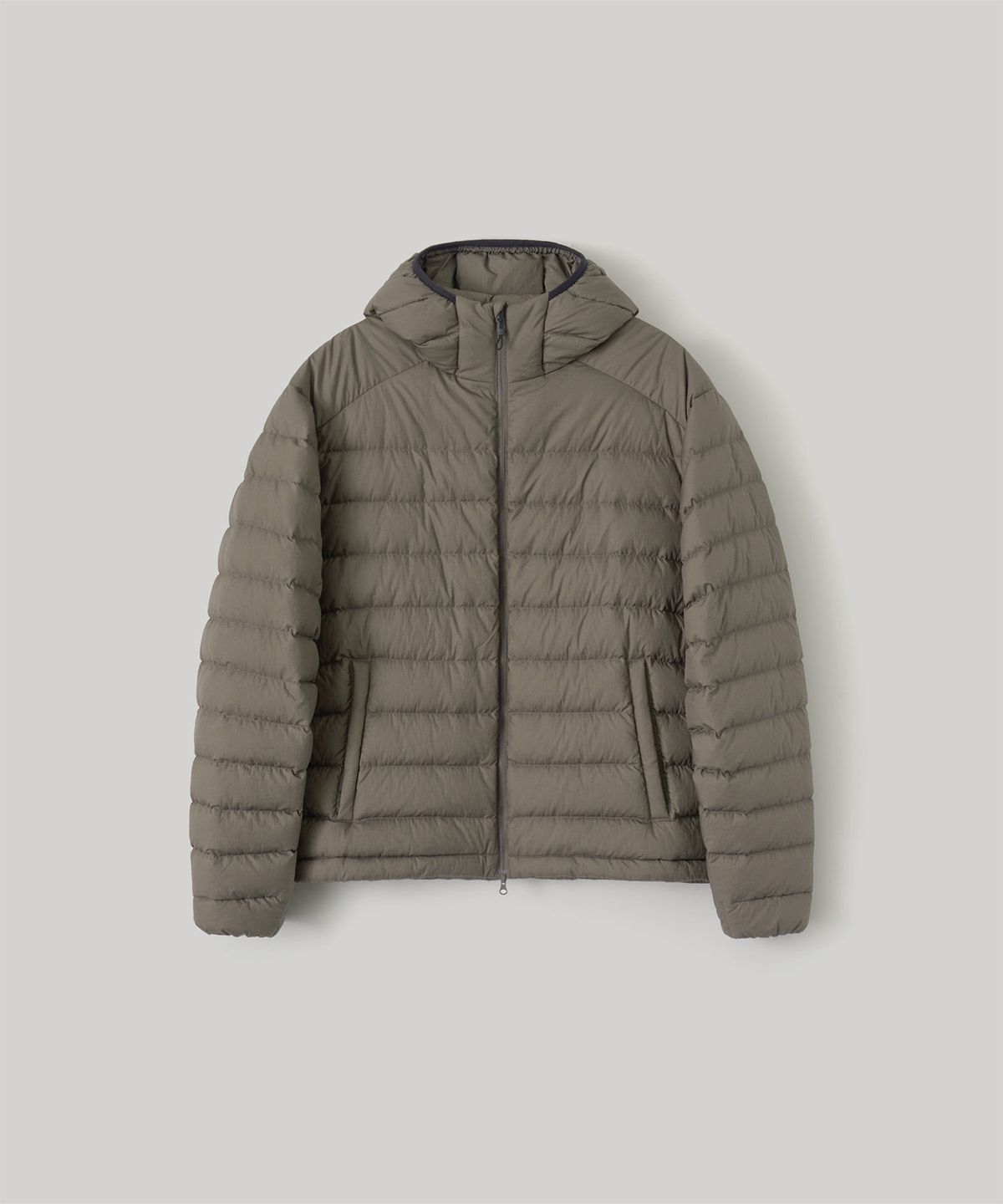 어나더 오피스(ANOTHER OFFICE) Cloudy Paneled Down Jacket (Basalt)