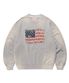 EASY & FREE FLAG SWEAT SHIRTS-GREY