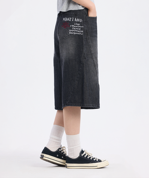 THINGS I NEED 7부 데님팬츠 (2컬러)