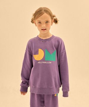 심볼 피그 스웻셔츠_퍼플