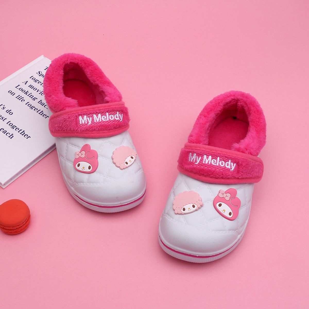 산리오 키즈(SANRIO) 마이멜로디 홀라 방한실내화