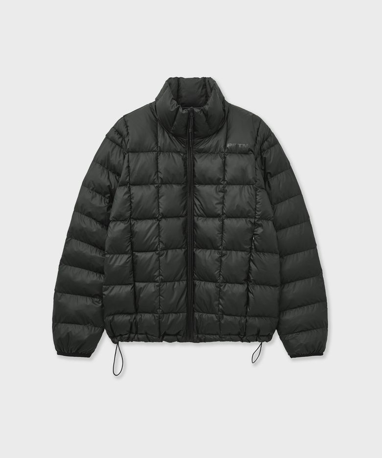 LIGHT DOWN PADDING JACKET-BLACK
