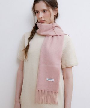 premium pure cashmere 100 muffler (M043_pink)