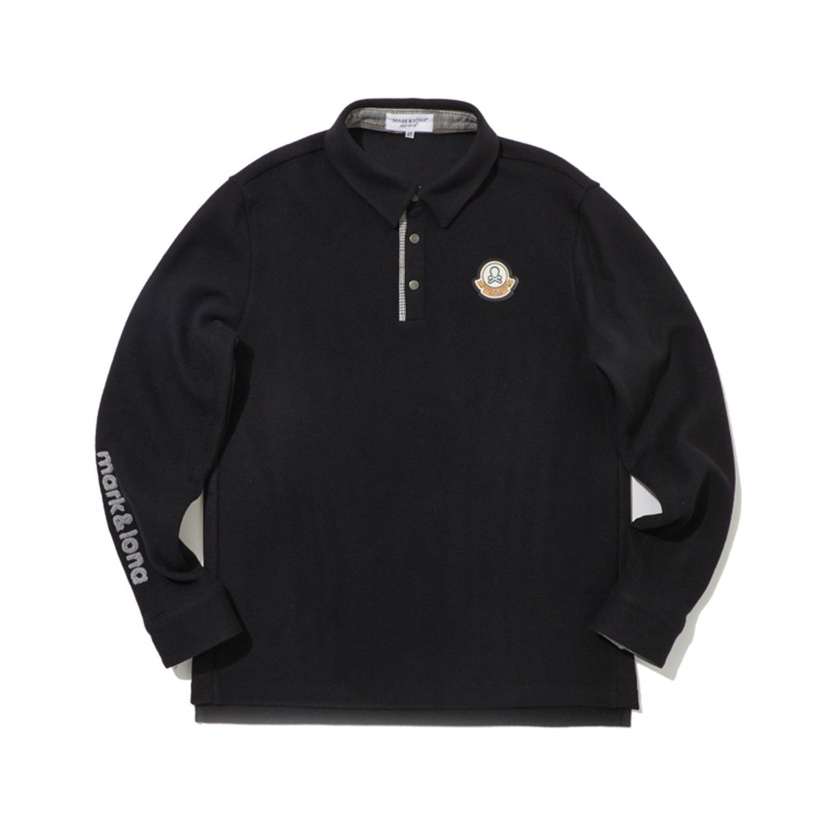 마크앤로나(MARK&LONA) M GN CHECK POINT COLLAR LS POLO LR3IP72M