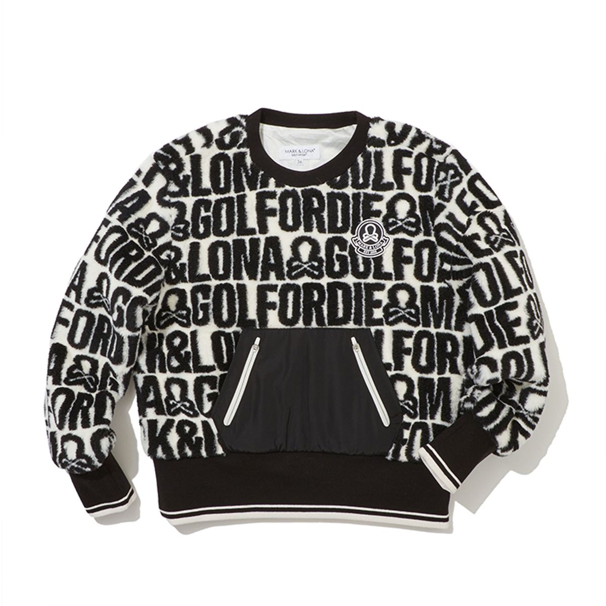 마크앤로나(MARK&LONA) W GN LOGO FLEECE JERSEY CREW LR3IC73F