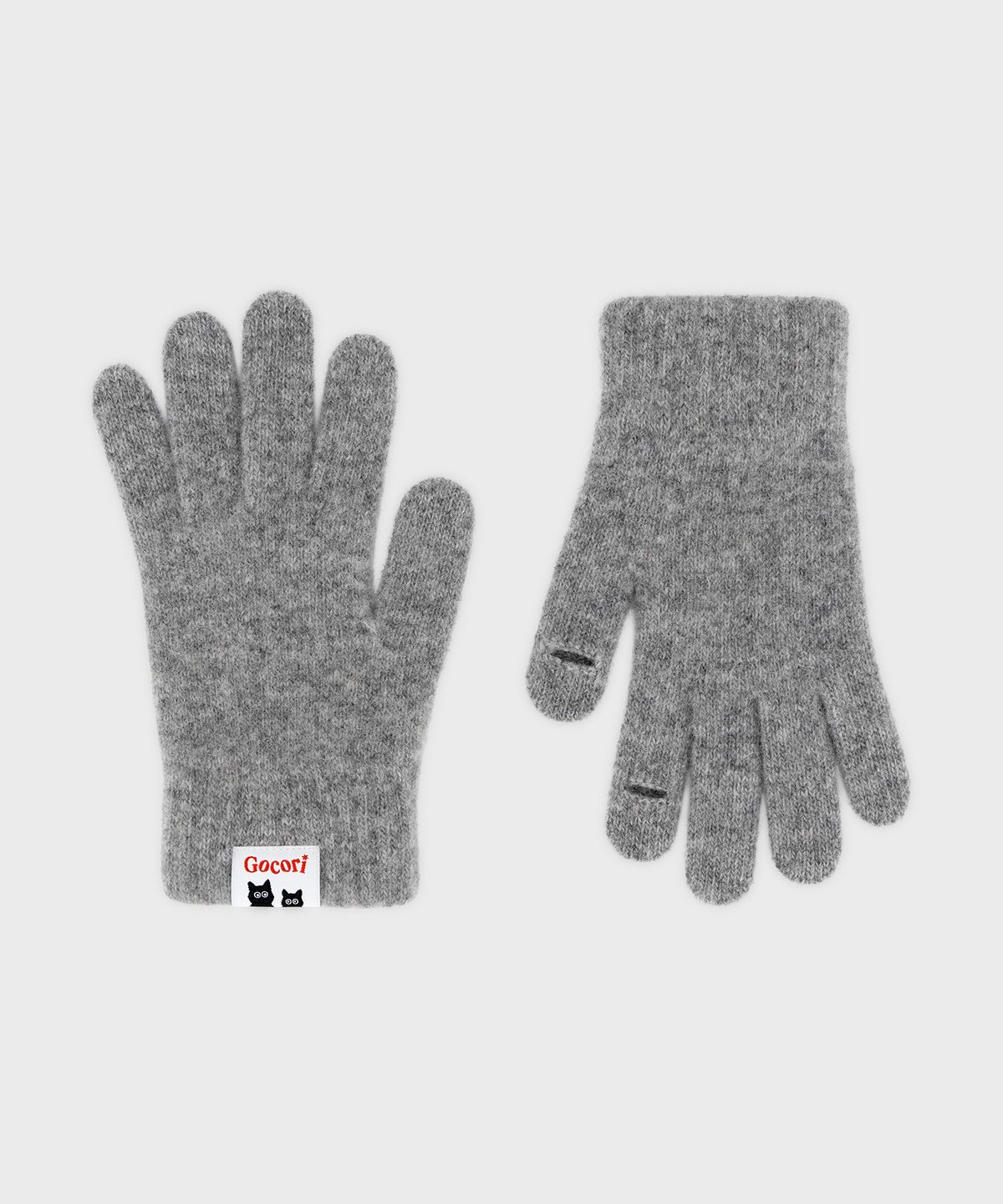 고코리(GOCORI) Night Meow Gloves - 4colors 울 장갑 핑거홀