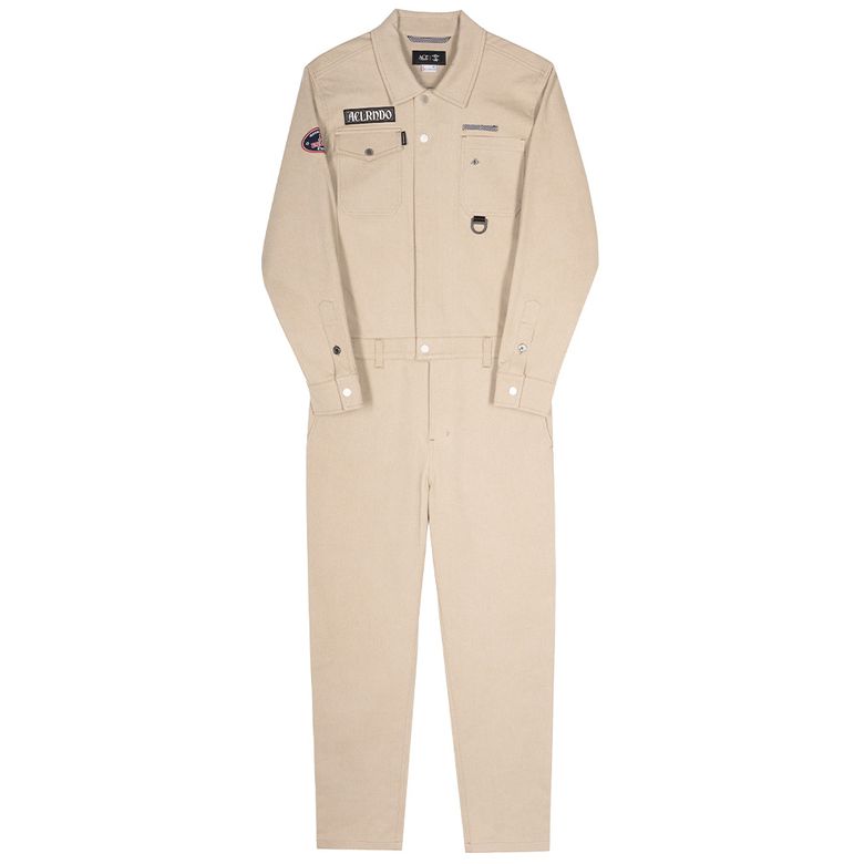 ES10BG 빈티지 15온즈 엘라스틴 점푸수트 Beige