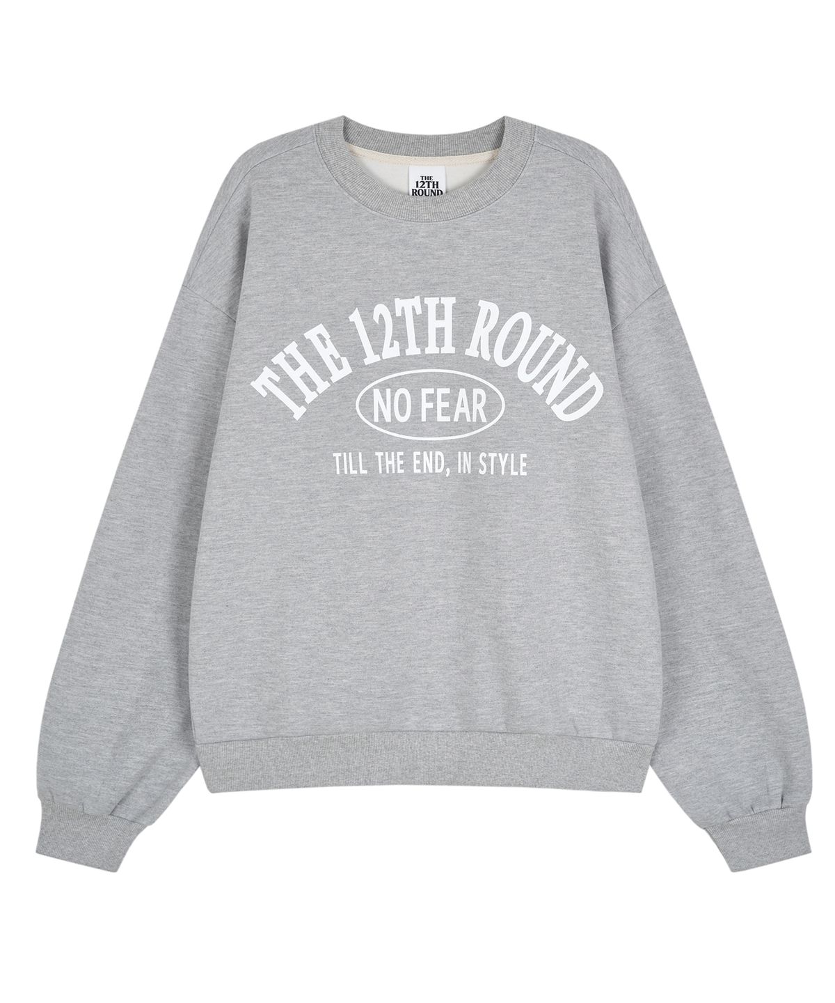 더트웰브라운드(THE 12TH ROUND) THE 12TH ROUND SIGNATURE SWEATSHIRT GRAY