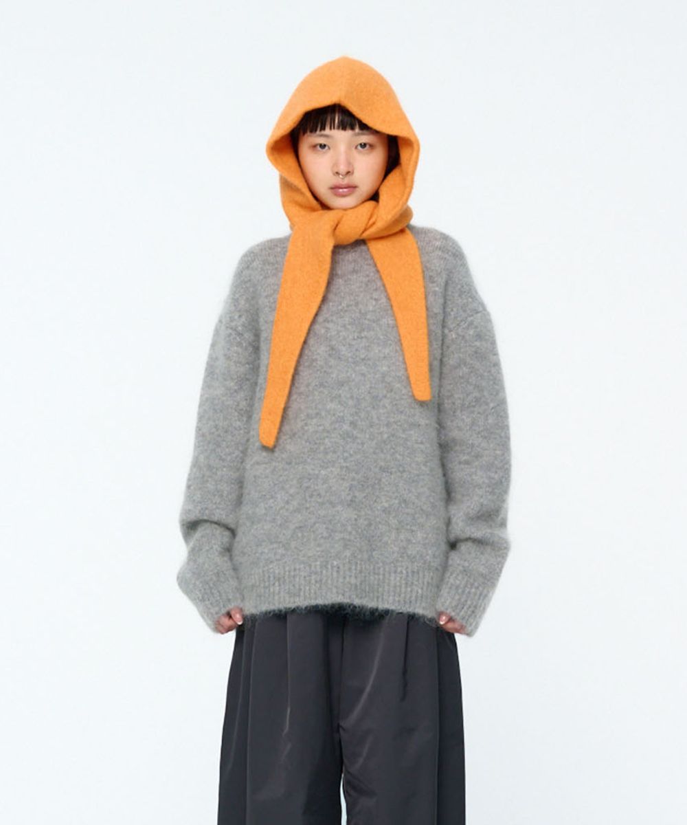 MUSINSA公式 | AMOMENTO HAIRY BALACLAVA SCARF (4COLORS)