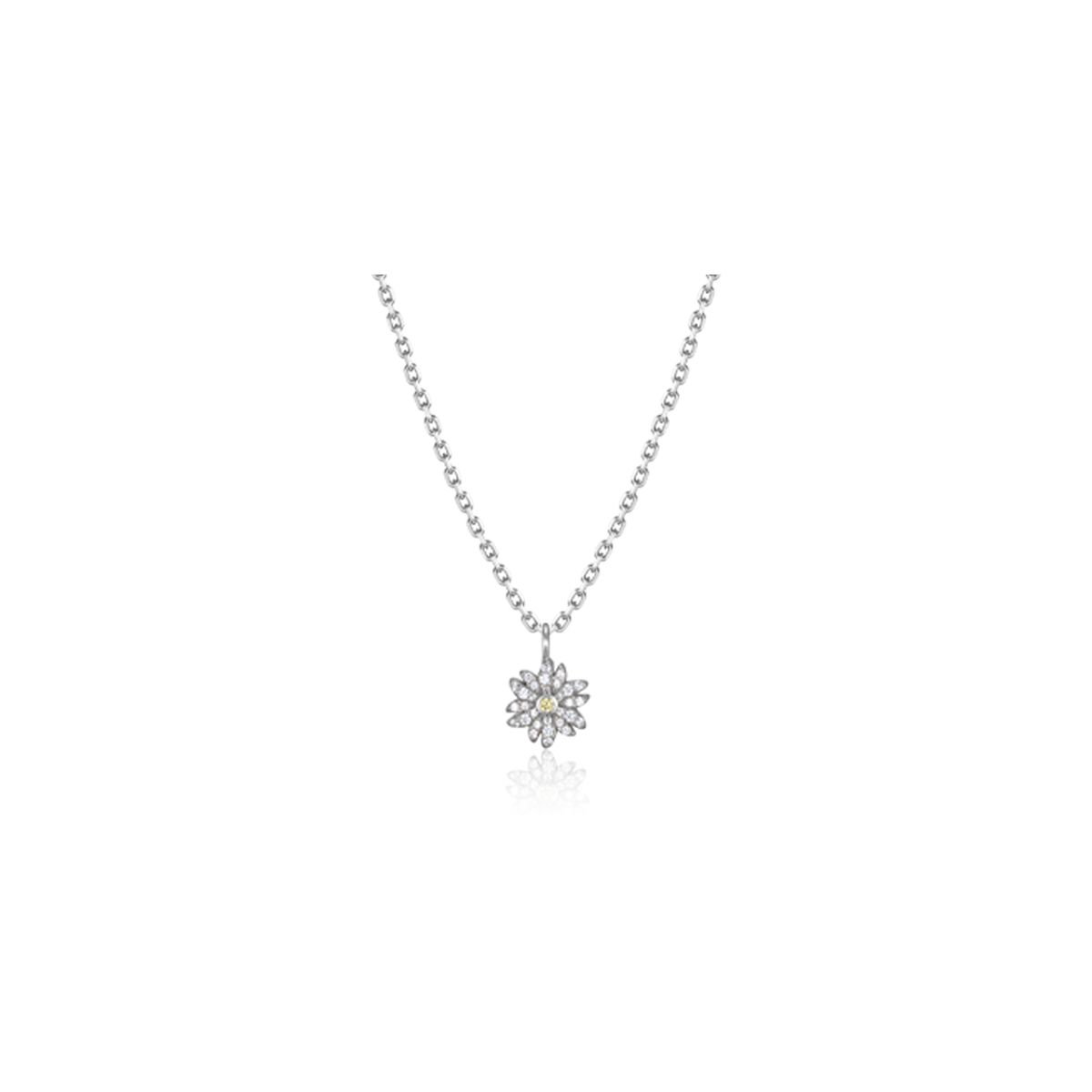 스쿠도(SCUDO) Cuore White Stone Necklace