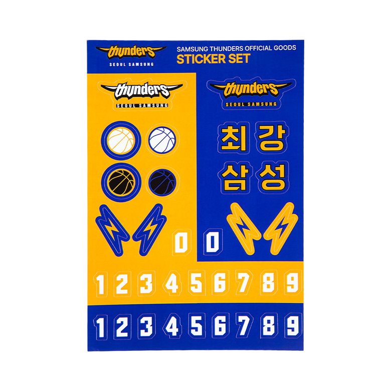 [서울 삼성 썬더스] 2025-26 스티커