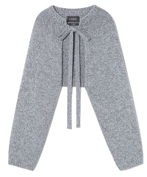 [런웨이] 리사이클 울 블렌드 볼레로 가디건_멜란지