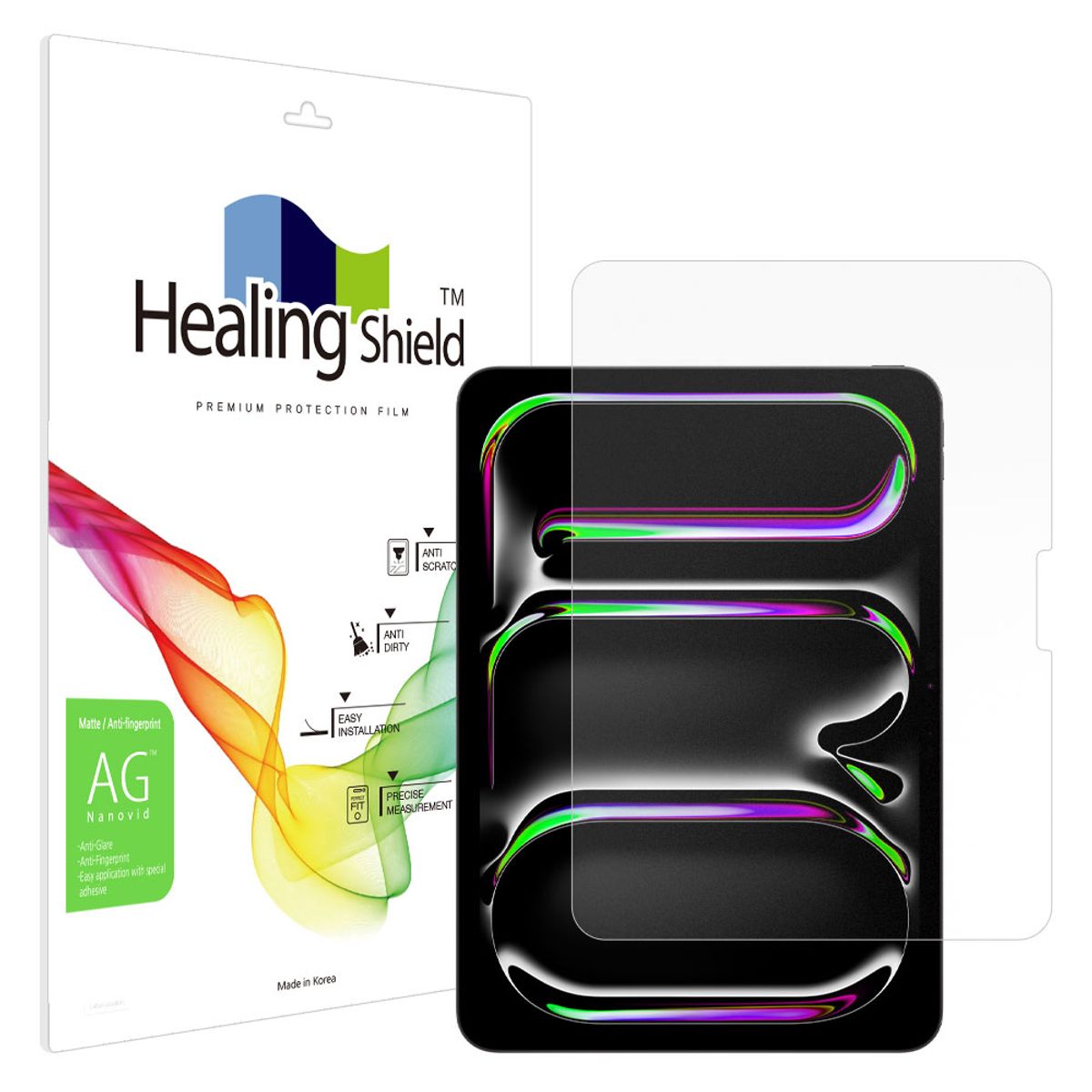 힐링쉴드(HEALINGSHIELD) 아이패드 프로 8세대 11 M5 저반사 지문방지 액정보호필름
