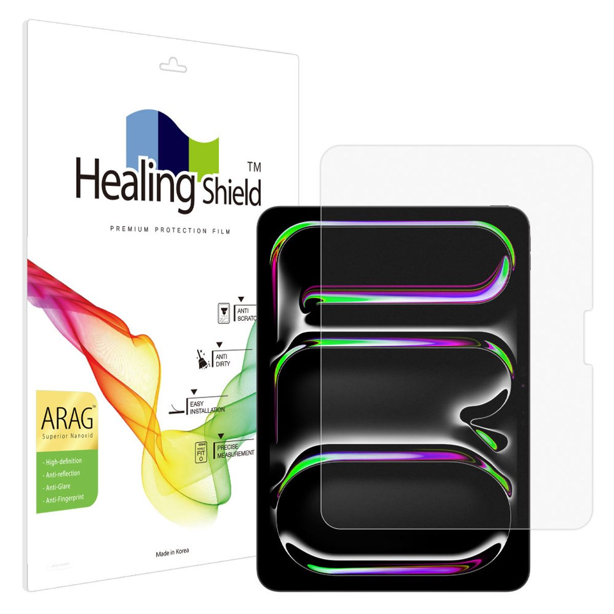 힐링쉴드(HEALINGSHIELD) 아이패드 프로 8세대 11 M5 ARAG 고화질 저반사 액정보호필름