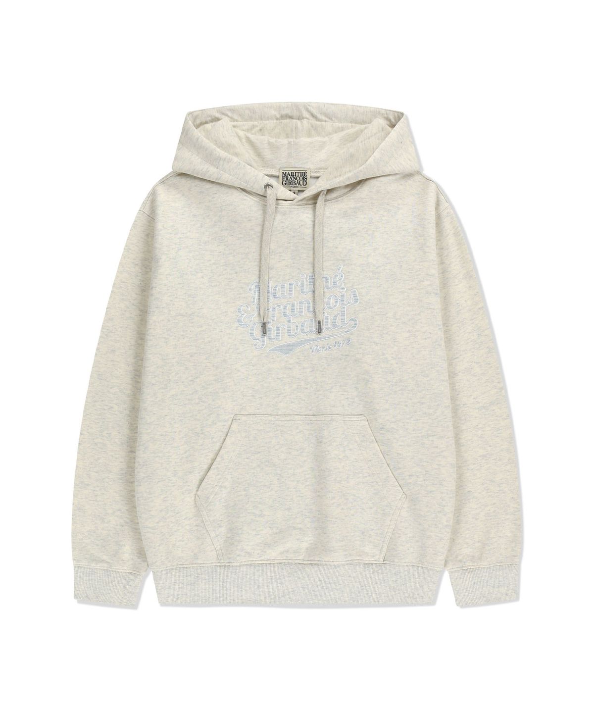 마리떼 프랑소와 저버(MARITHÉ + FRANҪOIS GIRBAUD) VINTAGE LOGO HOODIE (BRUSHED) oatmeal