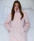 Two-button Wool Half Coat [Pink]