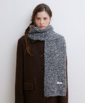 bokashi boucle touch muffler (M045_black)