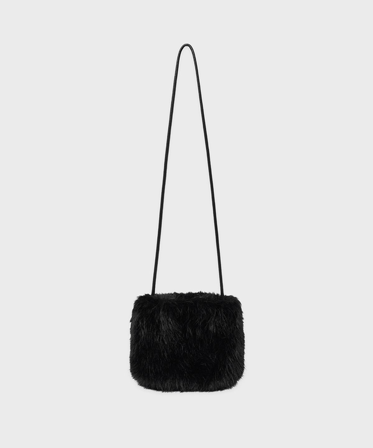 시눈(SINOON) SN Mini Fur Cross Bag (Black)