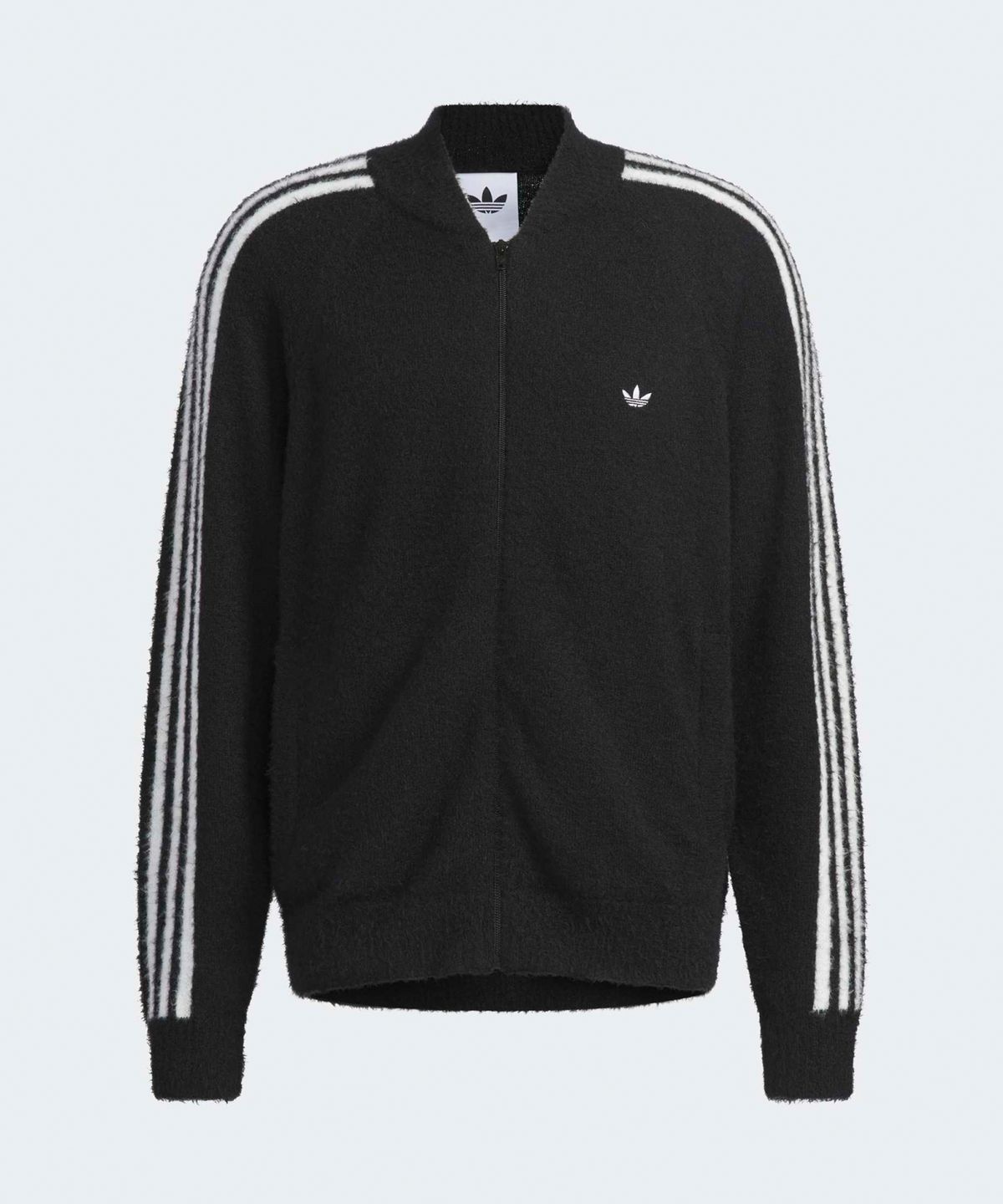 아디다스(ADIDAS) 니트 슈퍼스타 트랙탑 - 블랙 / KD9395