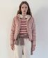 Light Down Hoodie Jacket (Pink)