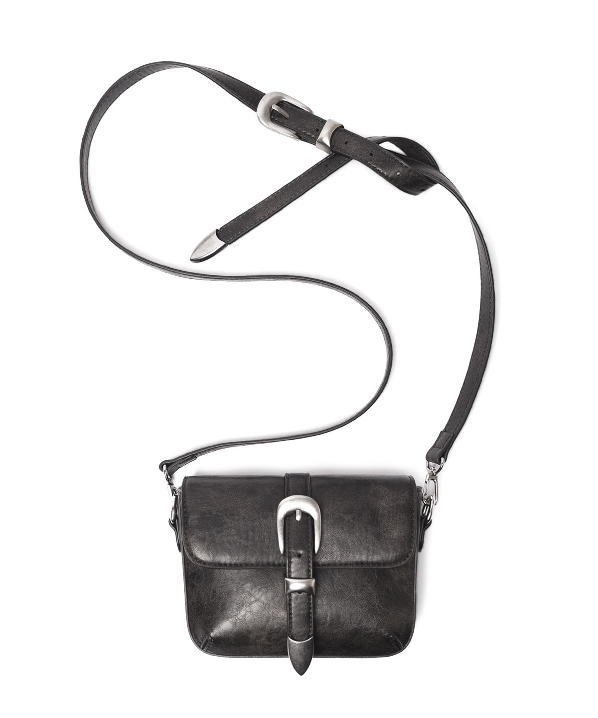 논오버스틱(NONOVERSTIC) Western Belt Bag VTG Charcoal