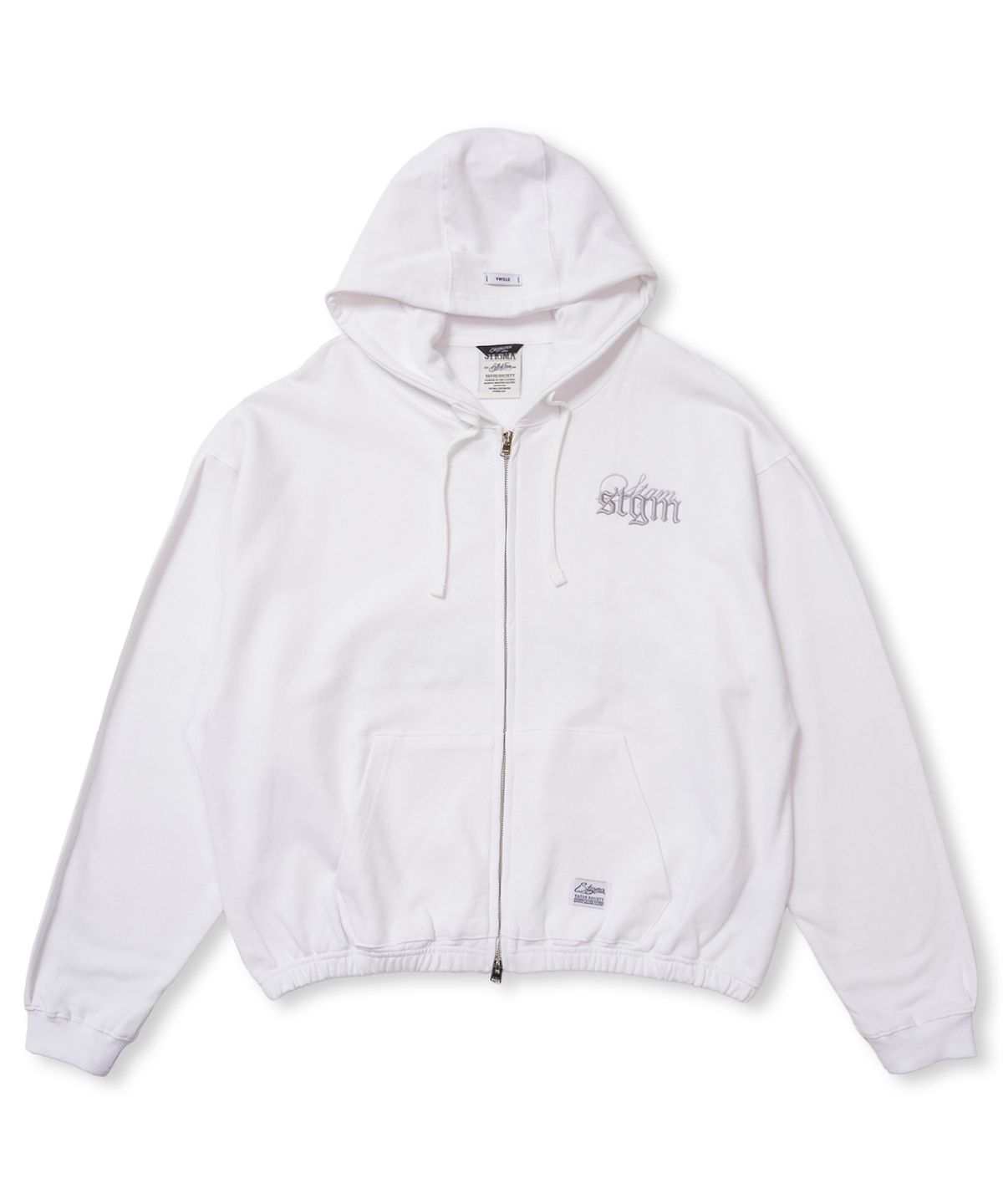 스티그마(STIGMA) ML CROP ZIP-UP WHITE
