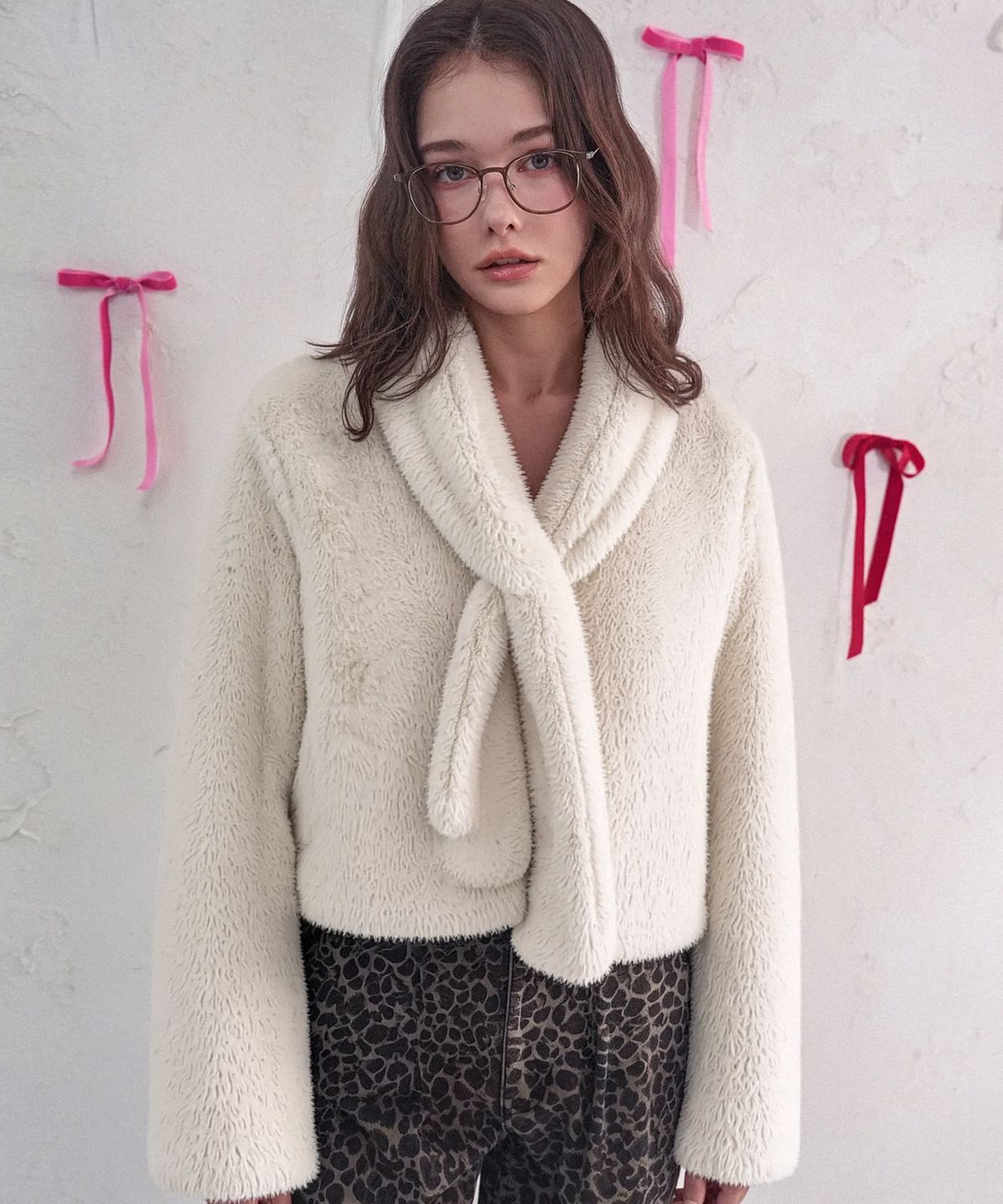 비바셔스(VIVACIOUS) Col Noue Fur Jacket BEIGE
