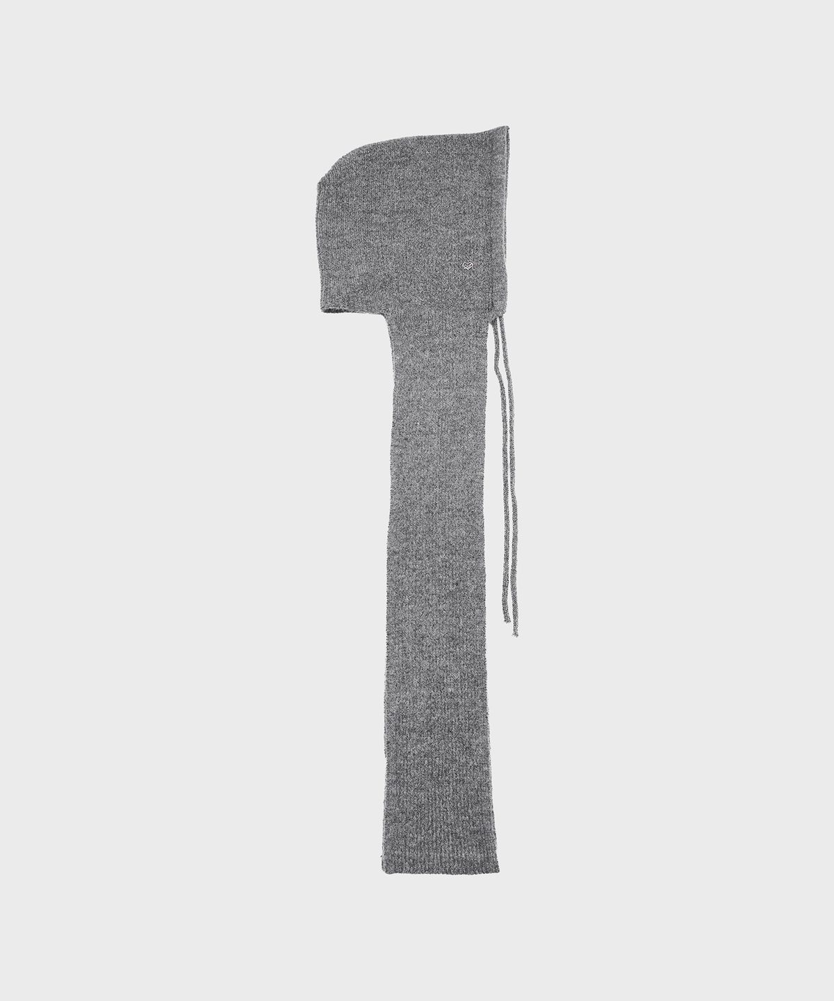 알키알카(ALKI ALKA) Knit Hoodie Muffler (Gray)
